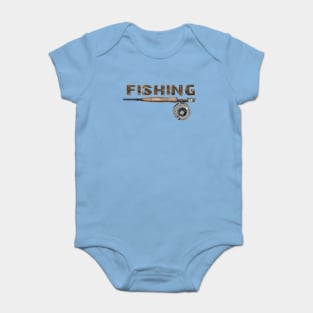 Fly fishing Baby Bodysuit